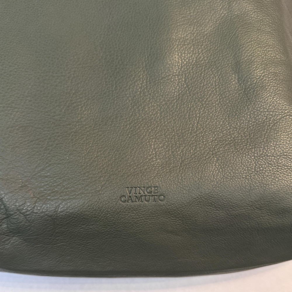Vince Camuto Valda Leather Tote Bag Fig Leaf Green Crossbody Shoulder Hobo Bag‎ - Picture 3 of 16